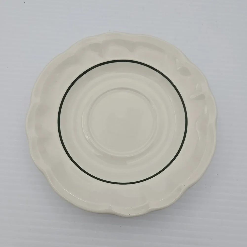 Snow Village Saucers By Pfaltzgraff 5.75